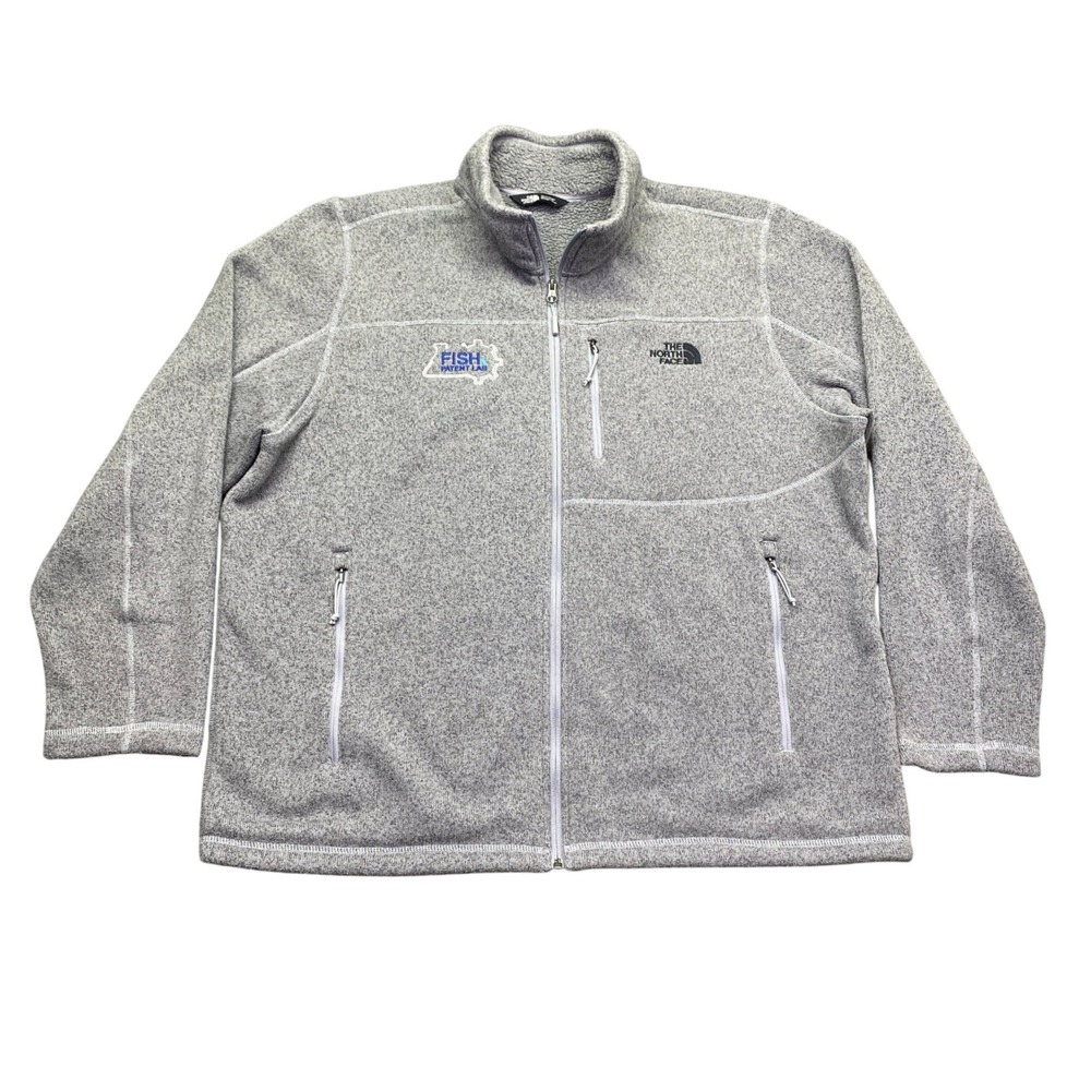 The‎ North Face Mens Gordon Lyons Full Zip Fleece Jacket Grey XXL NF0A3LH7